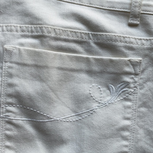 Soft Surroundings white pockets tall zipper Sz 18T - Picture 3 of 5